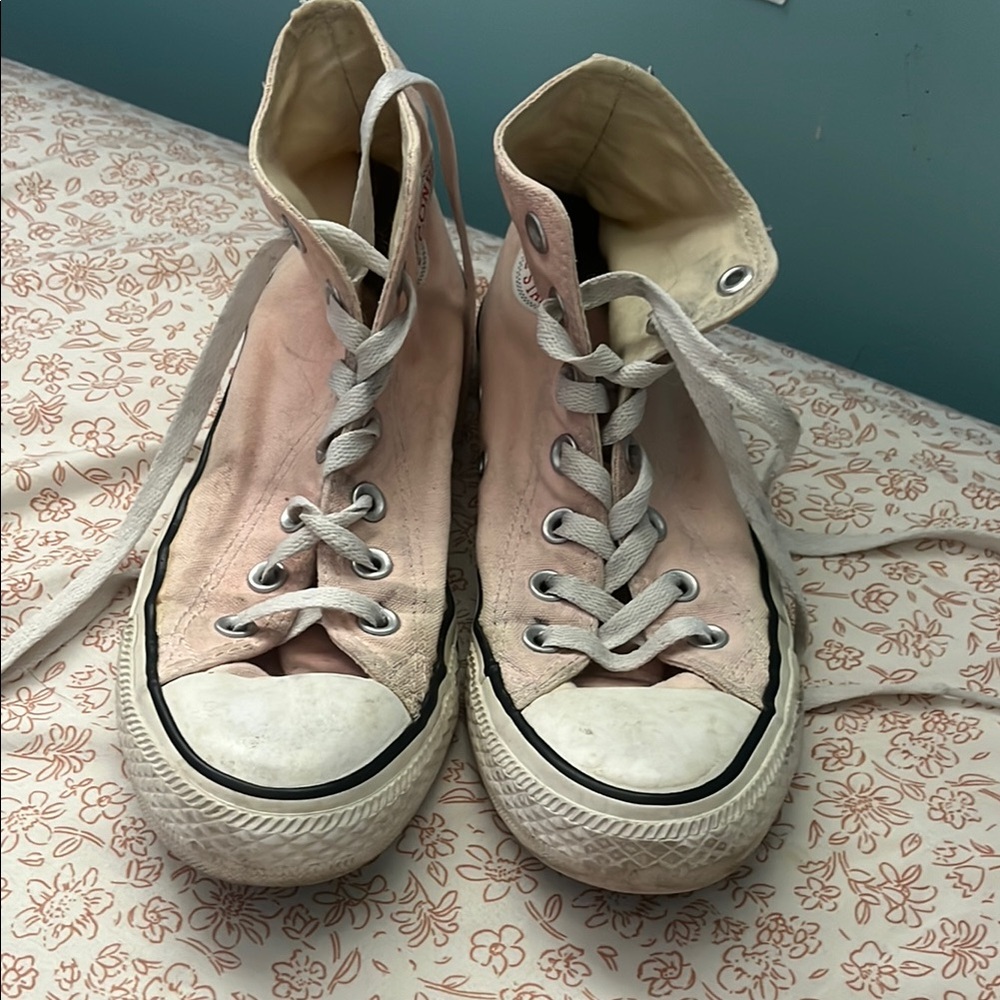 Converse Women's Pink High-Top Sneakers